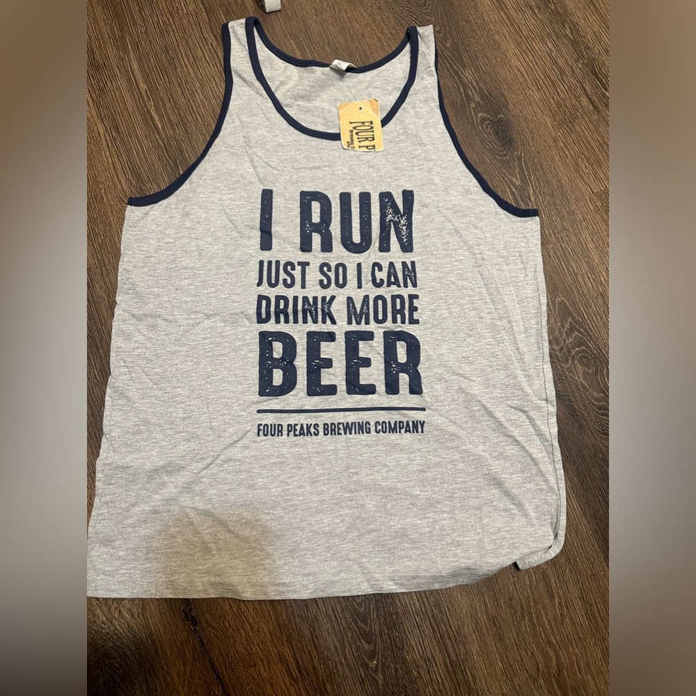 NWT running men muscle running shirt